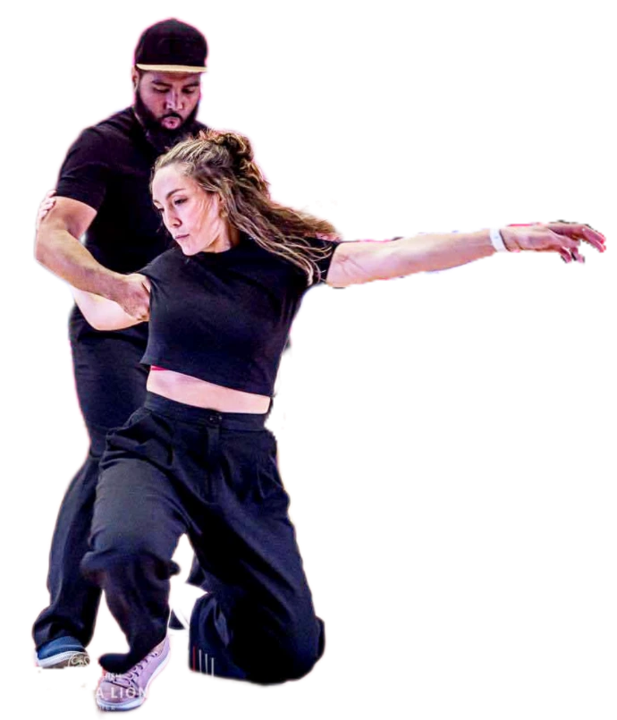 Sylvestre et Camille, professeurs de West Coast Swing